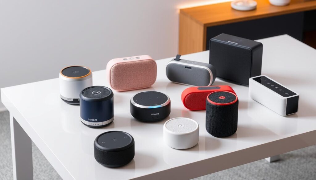 kompaktiški Bluetooth garsiakalbiai