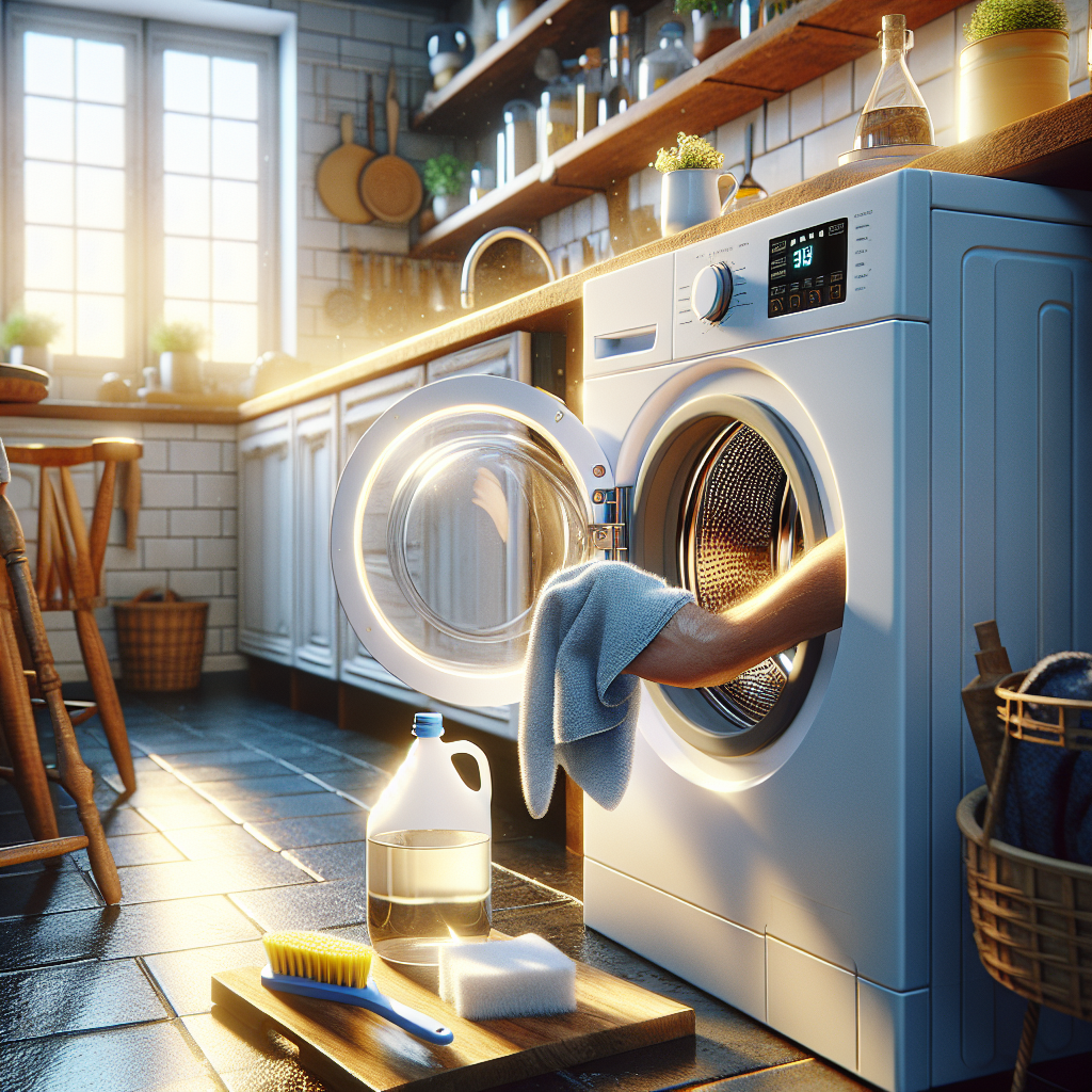 Acto naudojimas skalbimo mašinai valyti ir priežiūra