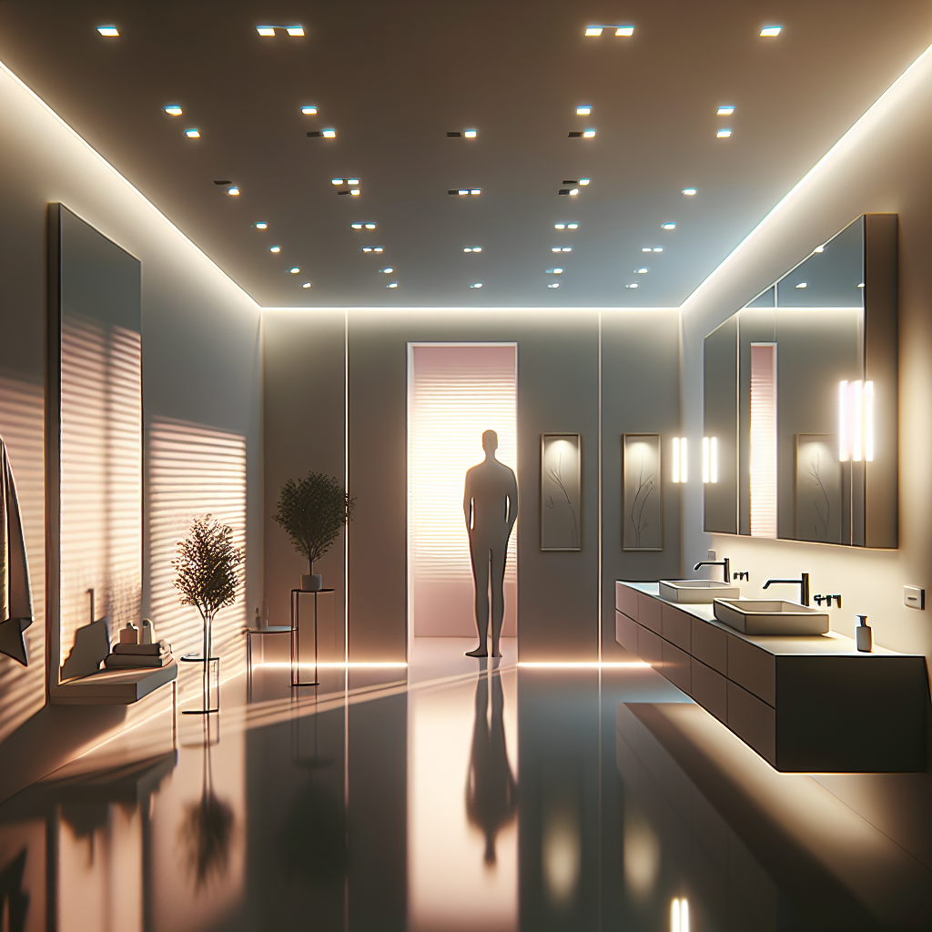 Efektyvus ir stilingas vonios kambario apšvietimas