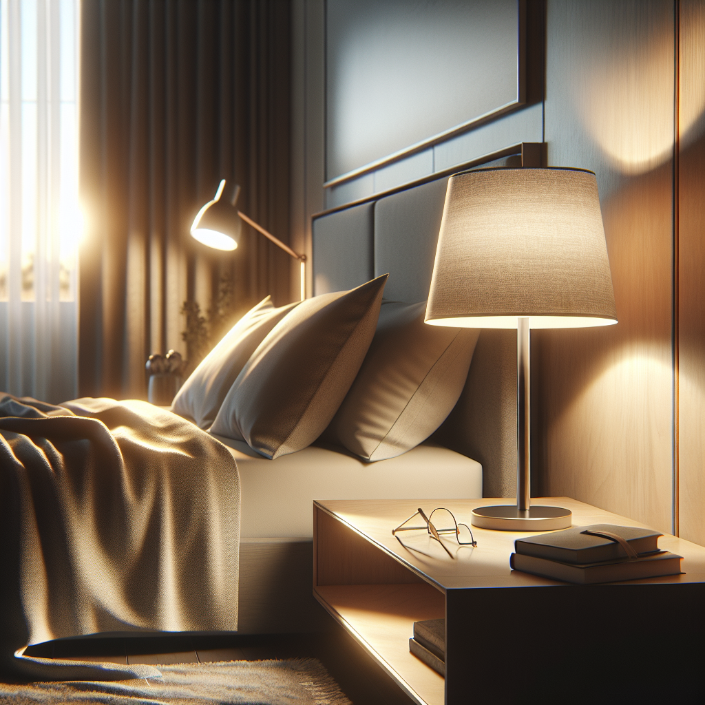 Lempos pasirinkimas prie lovos patogumui ir stiliui užtikrinti