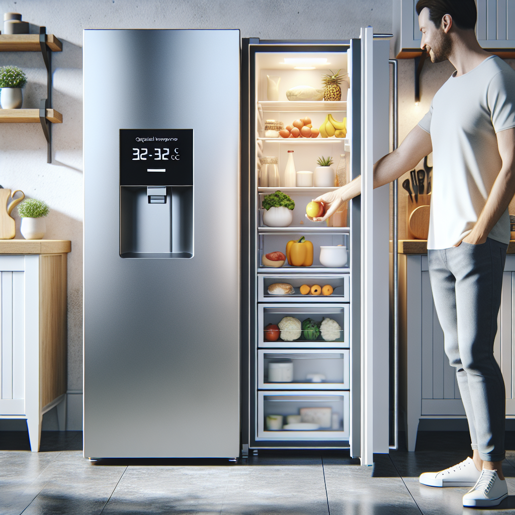 Optimali šaldytuvo temperatūra saugiam maisto saugojimui
