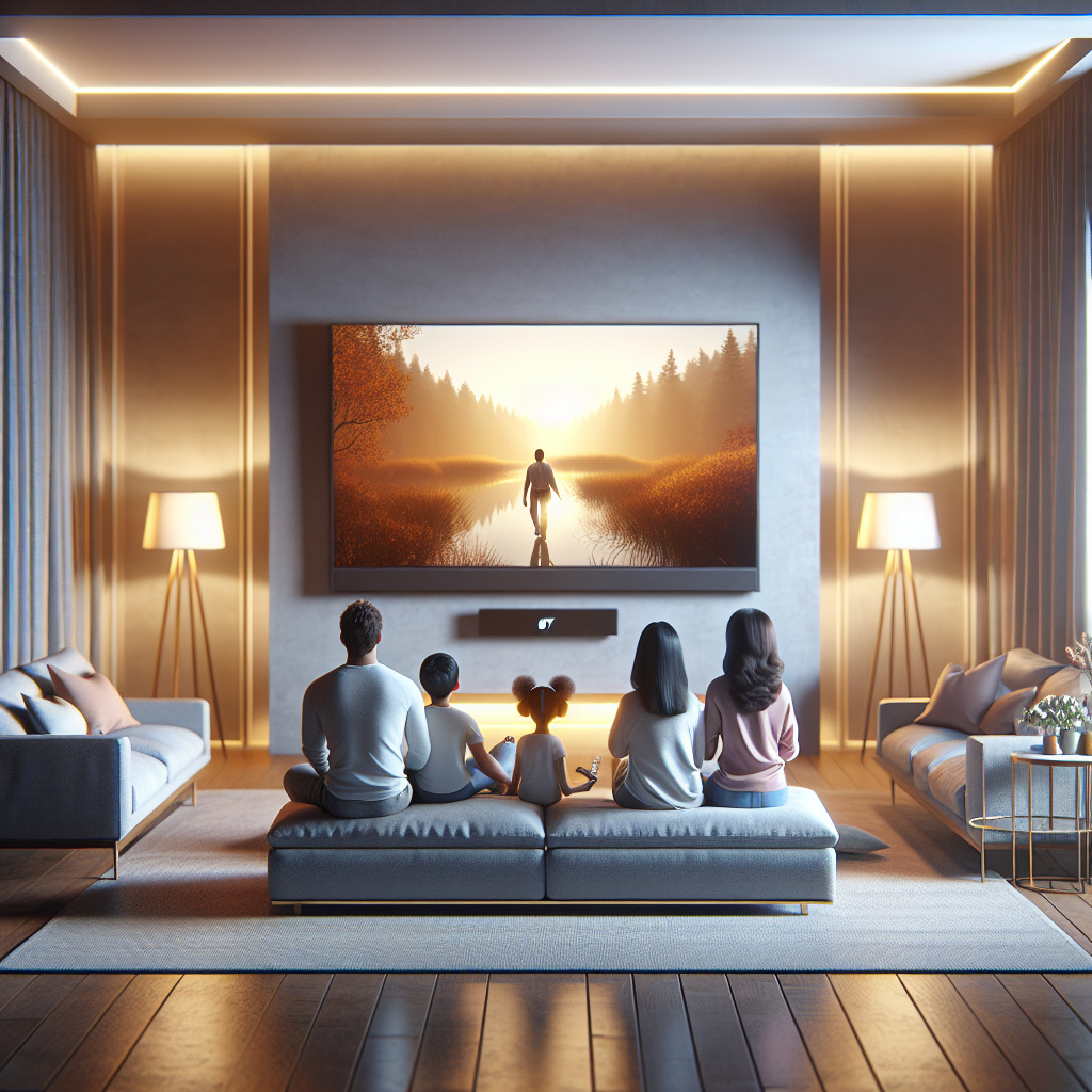 Optimalus televizoriaus dydis ir žiūrėjimo atstumas namuose