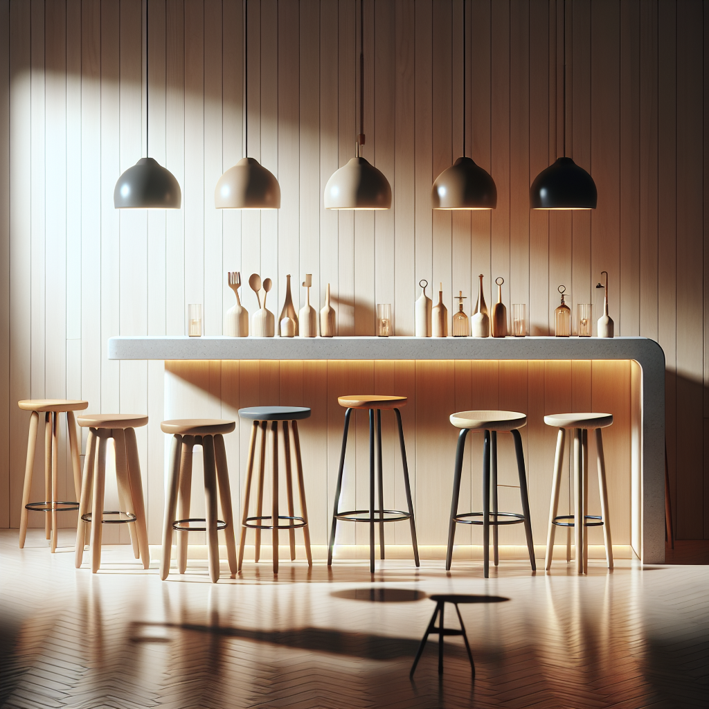 Pusbario kėdžių pasirinkimas jūsų namų interjerui