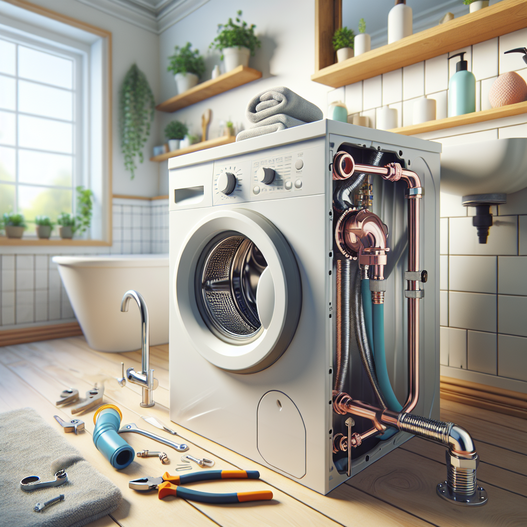 Skalbimo mašinos prijungimas prie kanalizacijos žingsnis po žingsnio