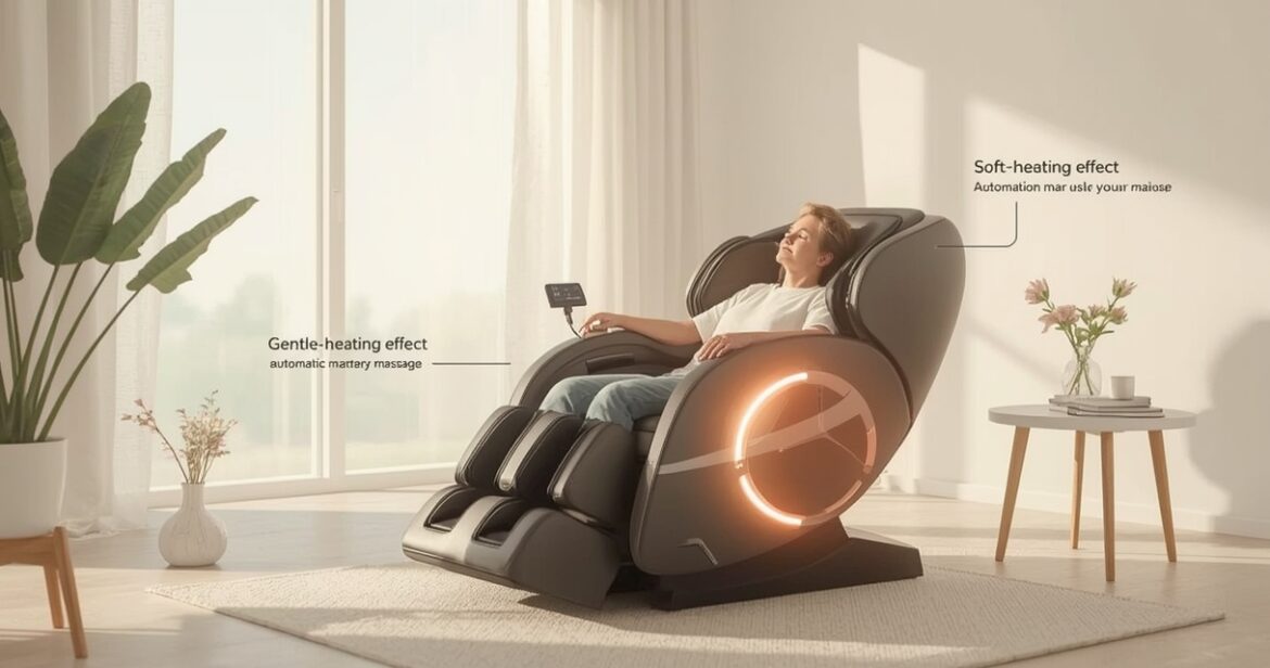 Masažo kėdžių funkcijos ir privalumai namuose