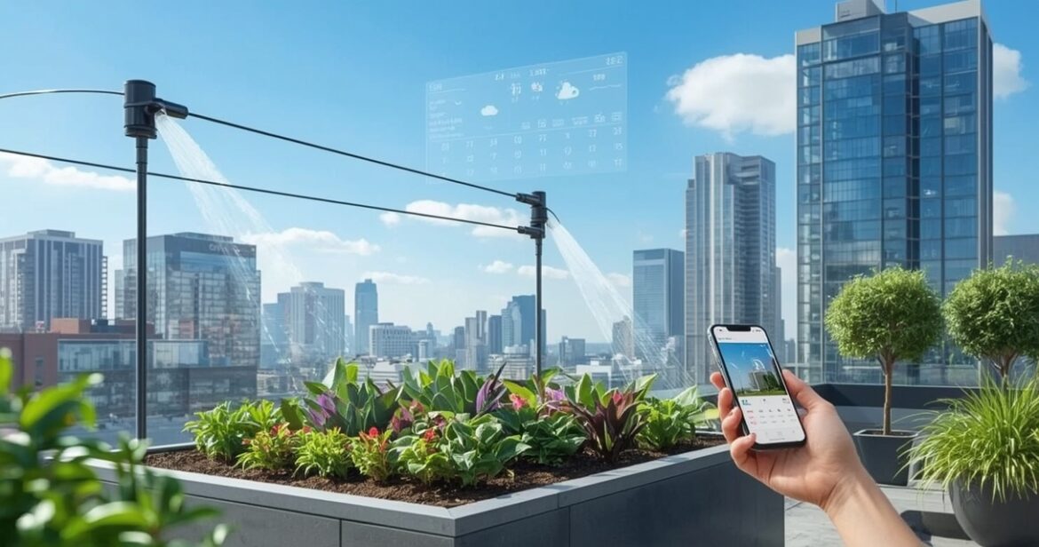 Išmaniosios laistymo sistemos sprendimai miesto sodams