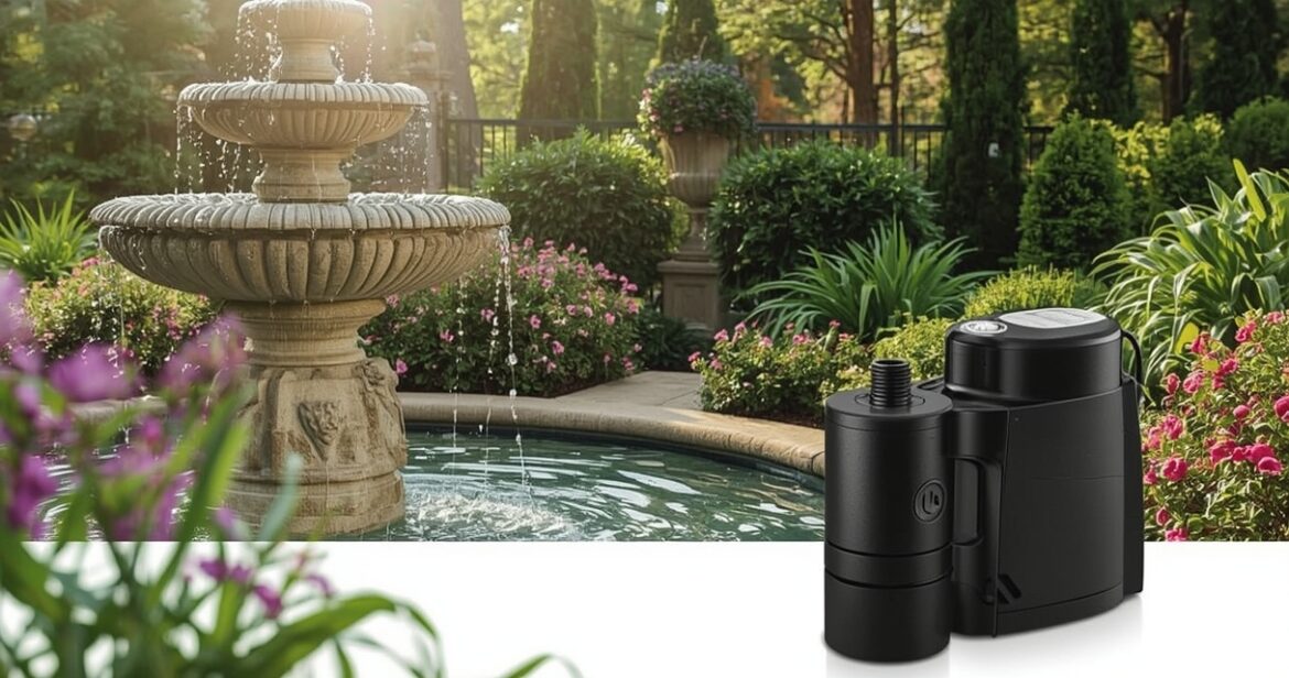 Sodo fontano siurblio pasirinkimo kriterijai ir modeliai