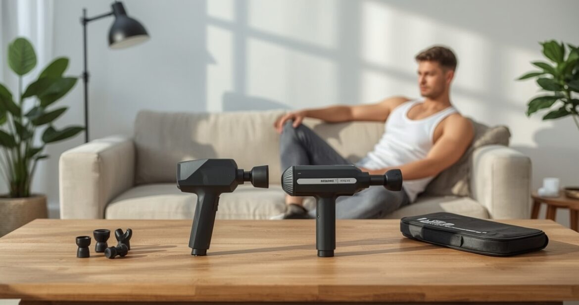 Theragun Pro G5 ir Hypervolt 2 Pro masažuoklių palyginimas naudojimui namuose