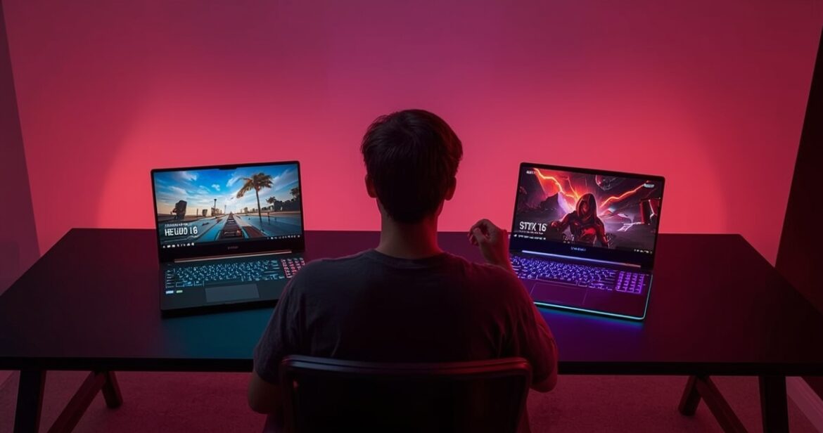 Acer Predator Helios 16 ir ASUS Strix Scar 16 palyginimas žaidėjams