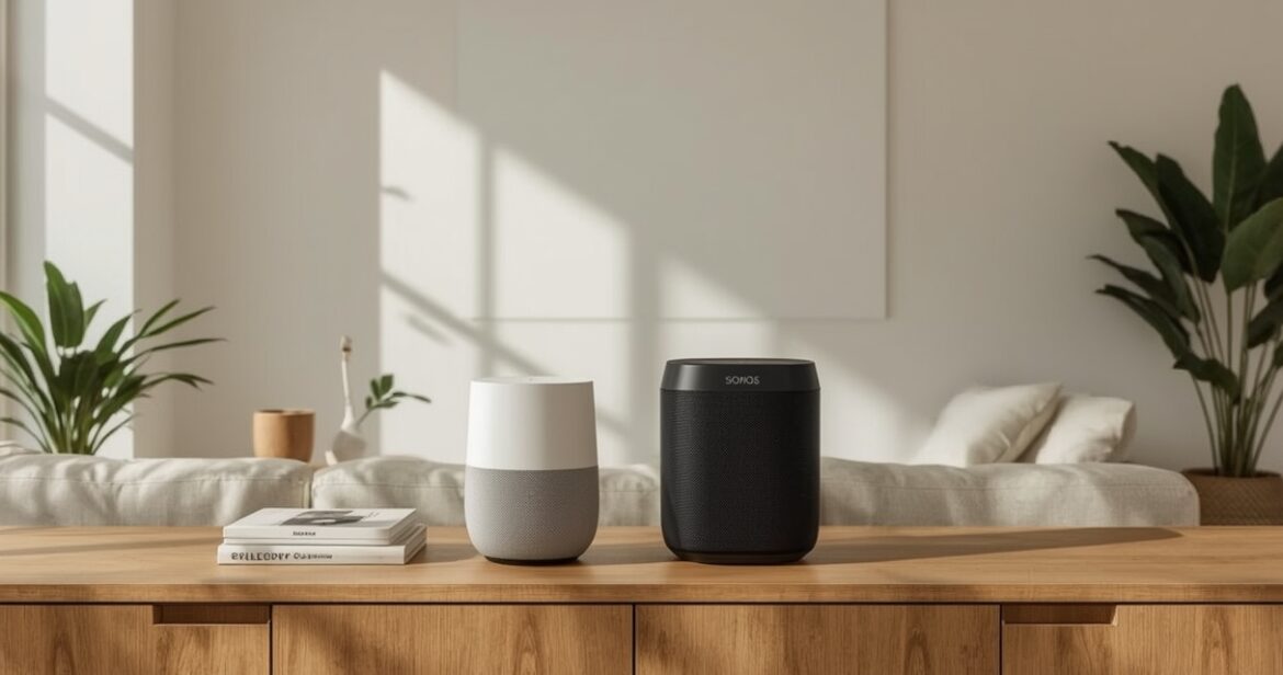 Apple HomePod 2 ir Sonos Era 300 palyginimas namų garsui