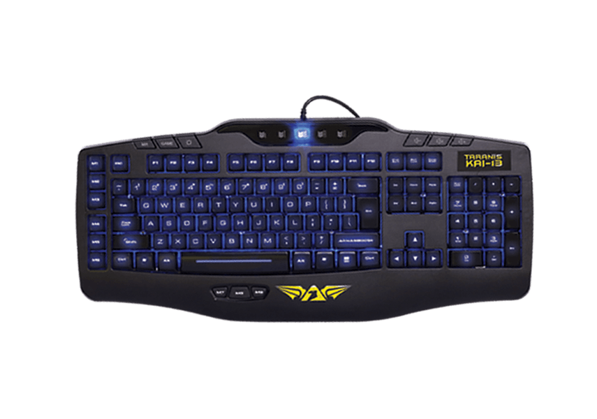 Išpakavimas ir apžvalga: žaidimų klaviatūra „Armaggeddon Taranis Kai-13“