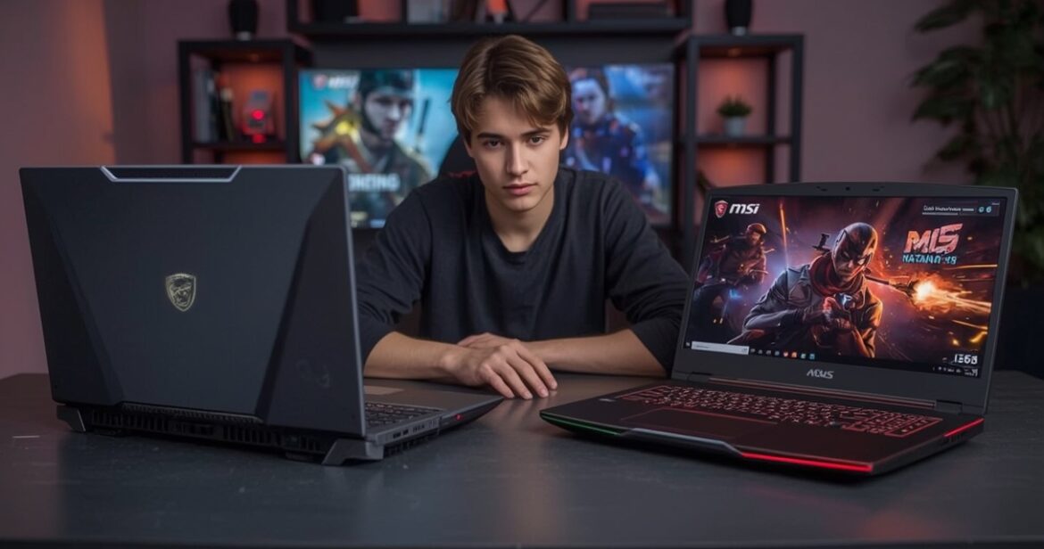 Asus TUF Gaming F15 ir MSI Katana 15 žaidimų nešiojamųjų palyginimas