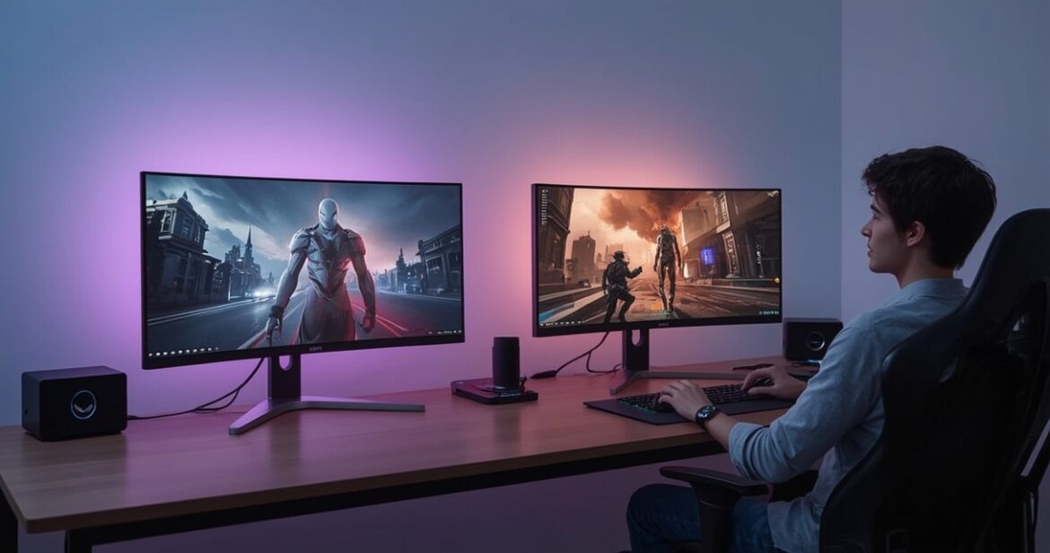 Dell Alienware AW3423DW ir Samsung Odyssey OLED G8 monitorių palyginimas