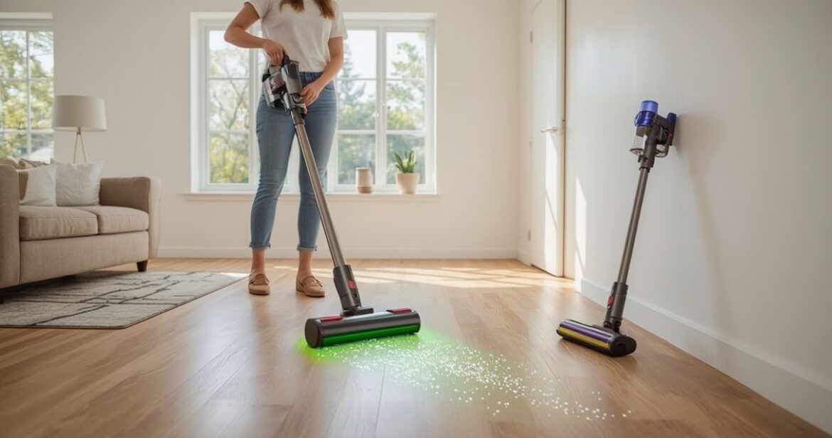 Dyson Gen5detect ir V15 Detect dulkių siurblių palyginimas