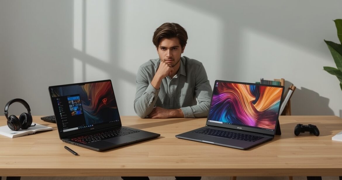 MSI Stealth 14 ir ASUS ROG Flow X13 palyginimas žaidimams ir kūrybai