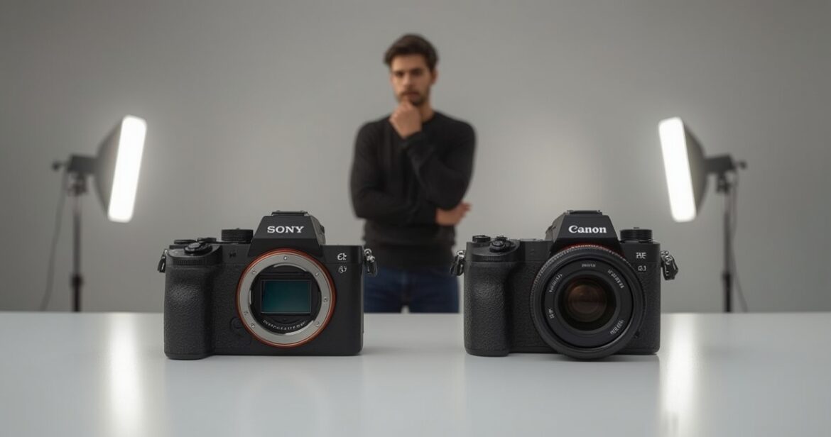 Sony A7R V ir Canon EOS R5 skirtumai fotografijoje ir filmavime