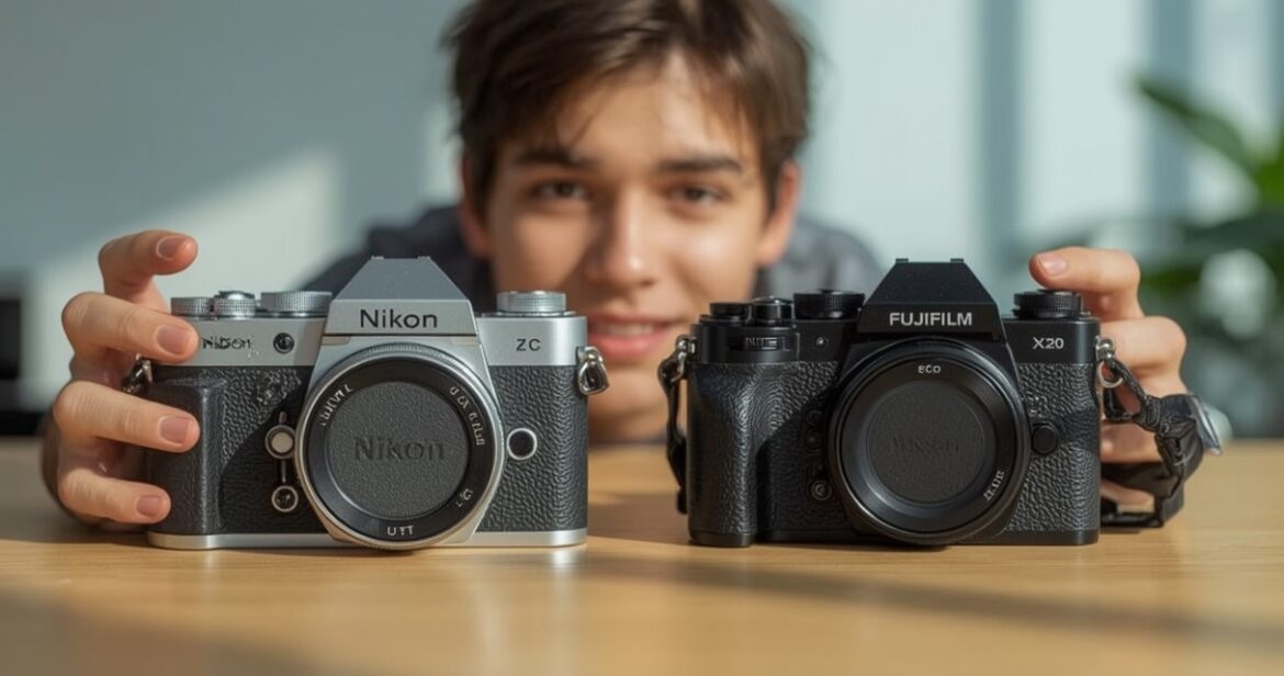 Nikon Z fc ir Fujifilm X-S20 palyginimas pasirinkimo ieškantiems