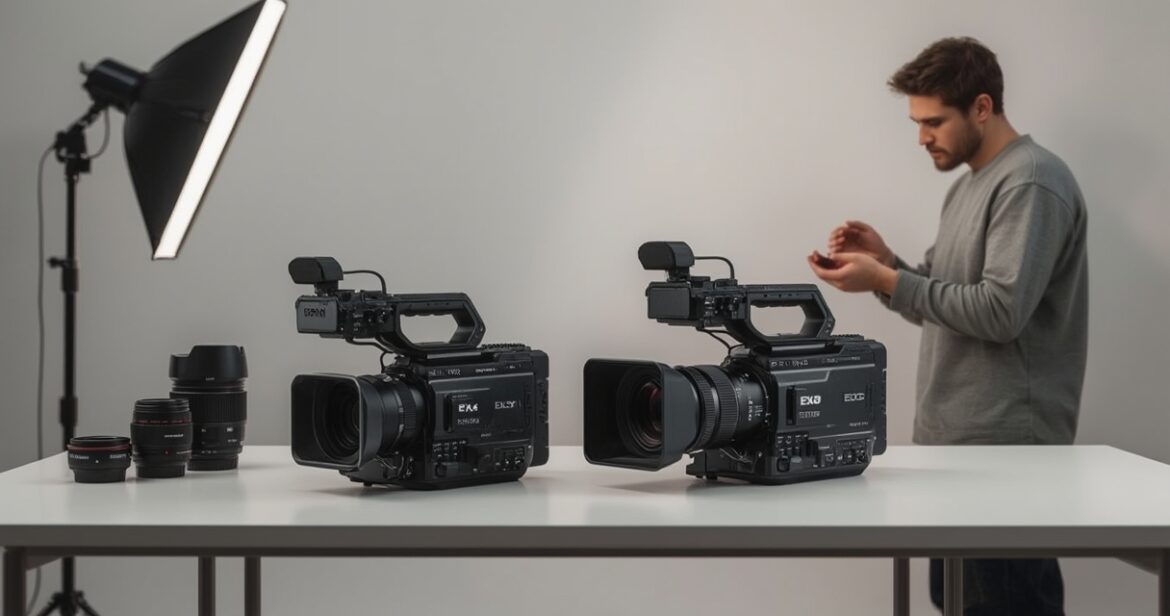 Sony FX3 ir Canon EOS C70 palyginimas profesionaliam filmavimui