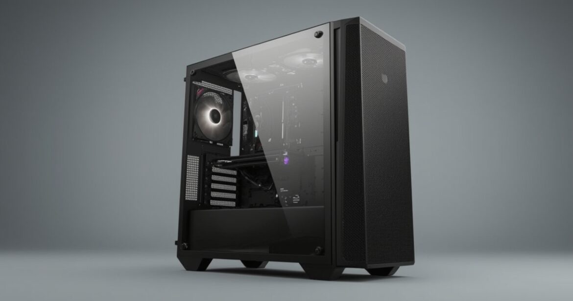 APNX pristato naujausią vidutinio bokšto ATX žaidimų kompiuterio korpusą C1